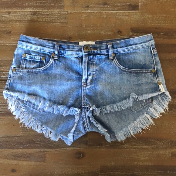 one teaspoon low waist bonita shorts